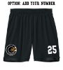 315 Soccer Club Store - personalized youth black shorts