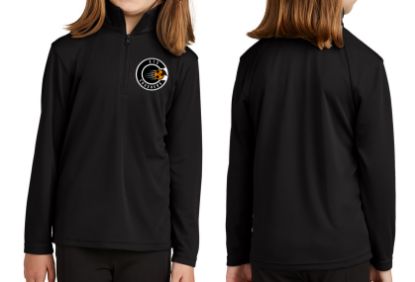 315 Soccer Club Store - kids black dri fit 14 zip