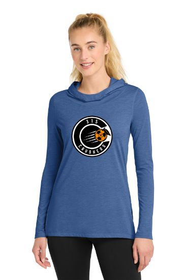 315 Soccer Club Store - womens wicking long sleeve hoodie